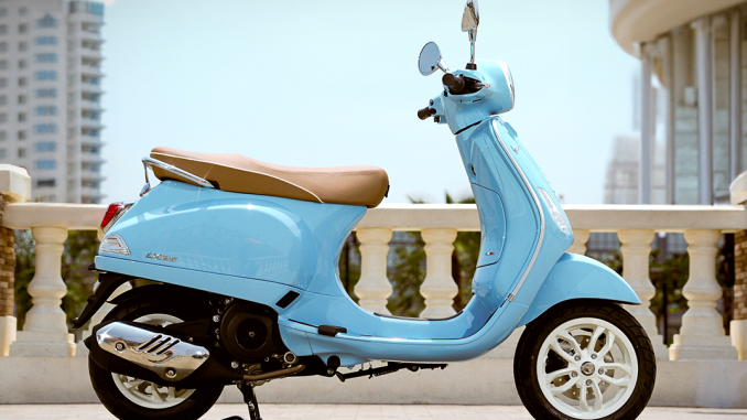 3 - Vespa LX dengan desain yang ikonis