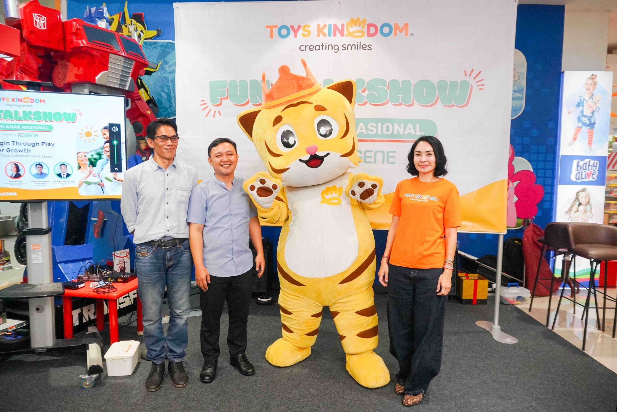 Toys Kingdom Gandeng Regene Hadirkan Cara Personal Dukung Tumbuh Kembang Anak