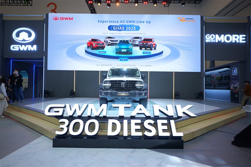 GWM Tank 300 Diesel Resmi Diluncurkan di GIIAS 2025