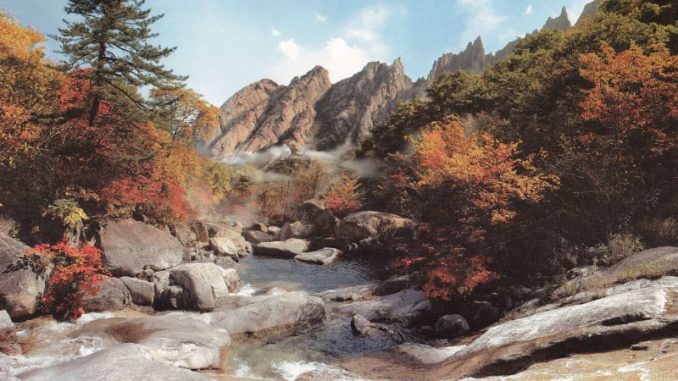 gunung di korea utara