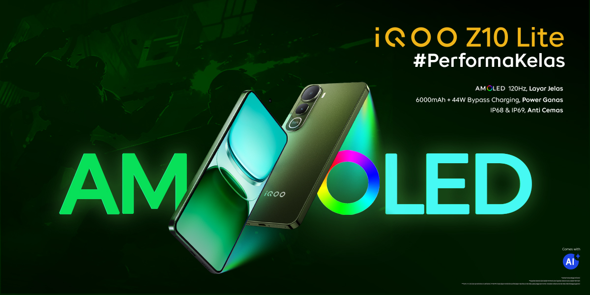 iQOO Z10 Lite Resmi Dipasarkan di Indonesia, Bawa Fitur Premium di Harga Terjangkau