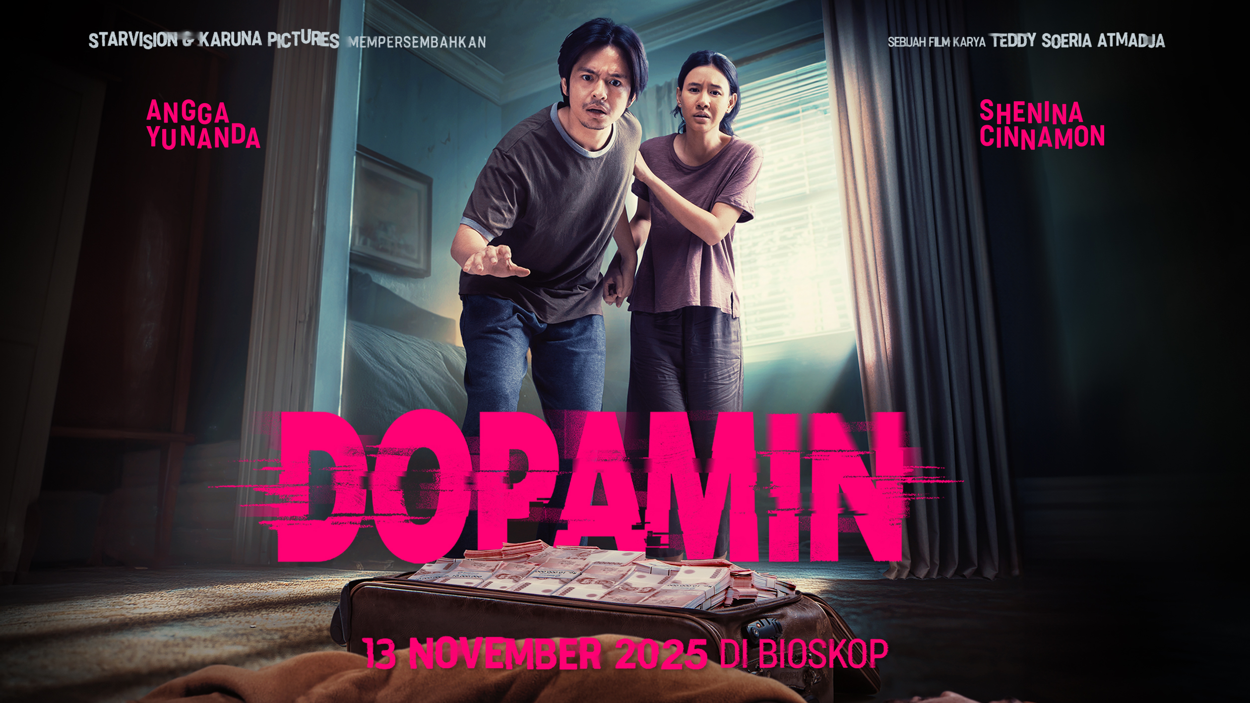 Tayang 13 November 2025, Film Dopamin Soroti Perjuangan Pasangan di Era yang Semakin Gila