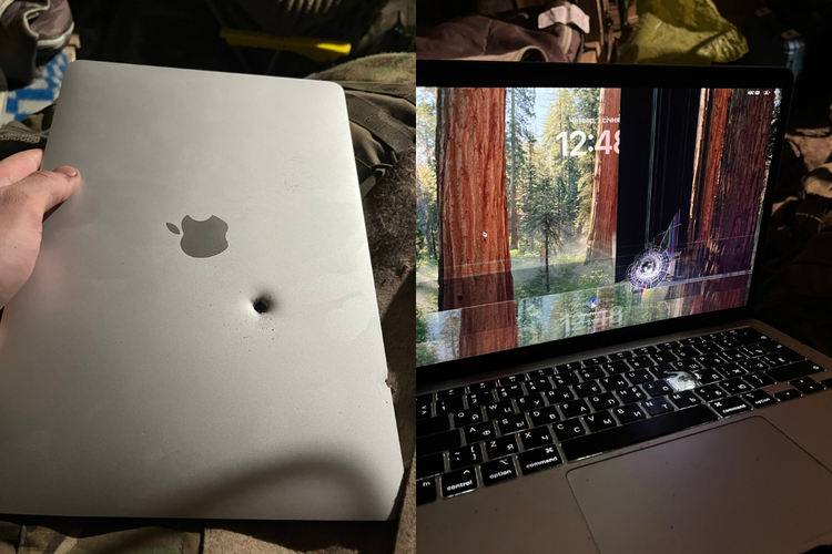Kisah MacBook Air M1: Jadi ‘Tameng’ Nyawa Tentara Ukraina di Medan Perang