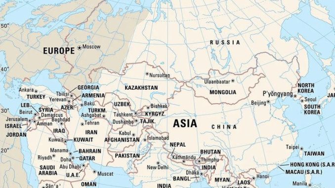 benua asia dan eropa