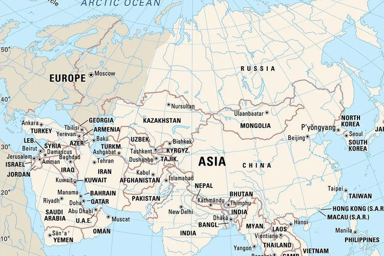 Alasan di Balik Pemisahan Batas Benua Asia dan Eropa