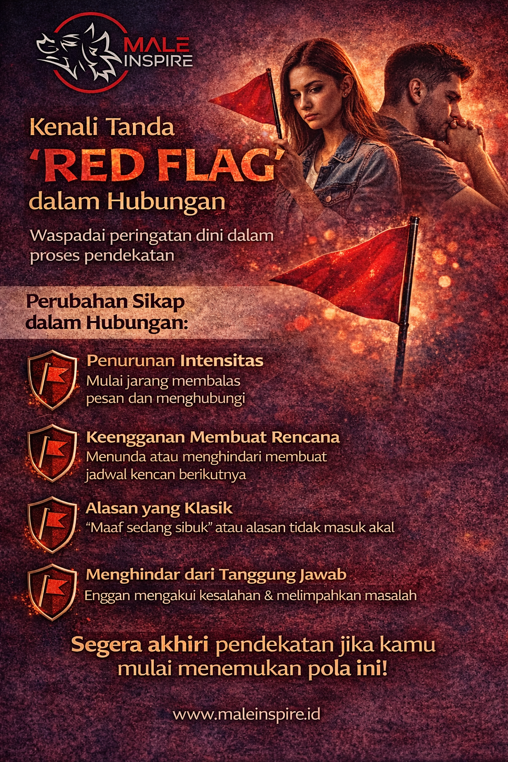 Red Flag dalam Hubungan Asmara