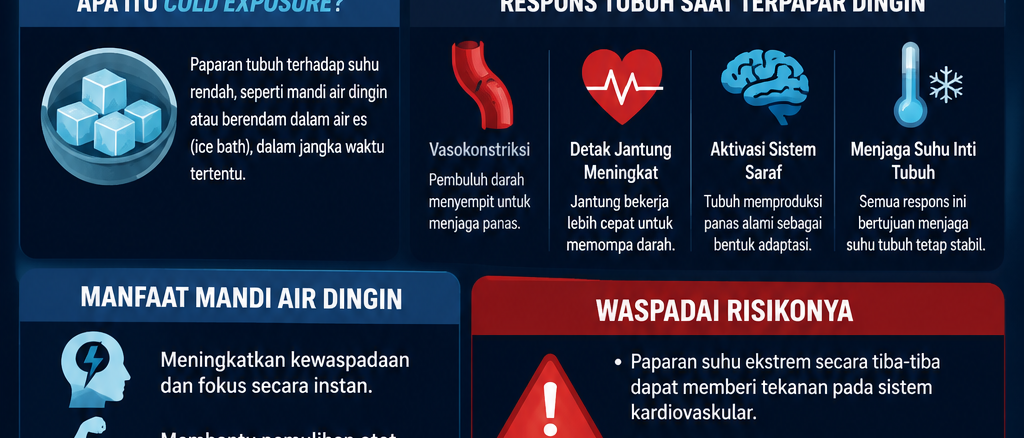 mandi air dingin