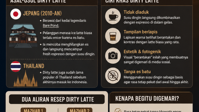 dirty latte