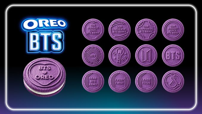 kolaborasi OREO dan BTS