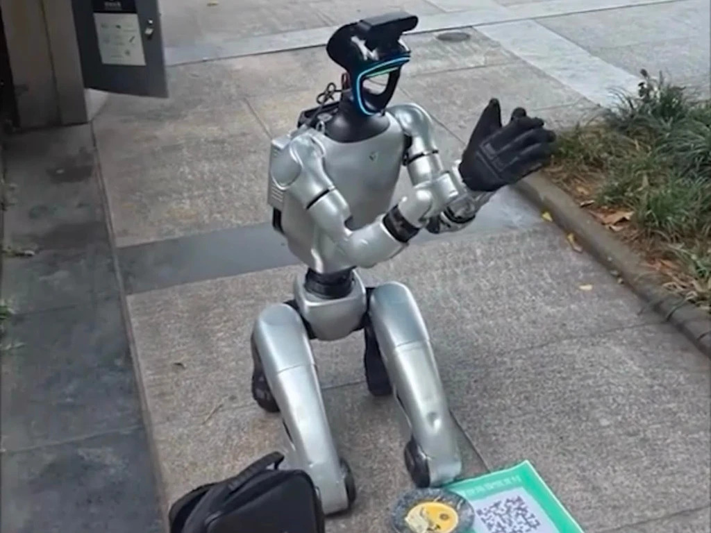 Viral, Robot Humanoid di China Mengemis Layaknya Manusia