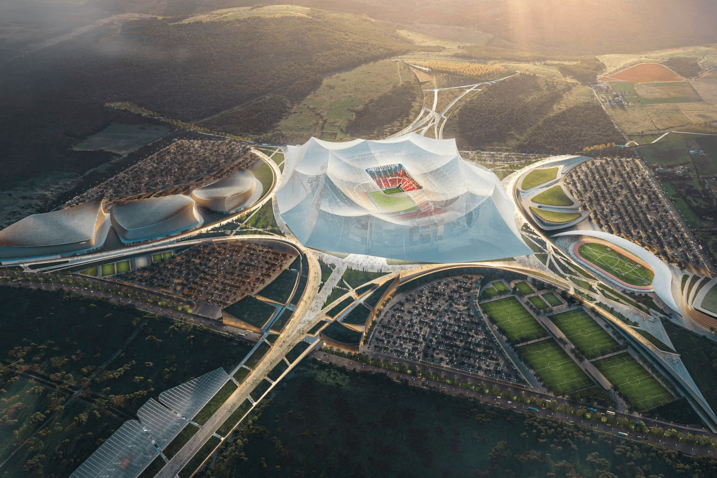 Sambut Piala Dunia 2030, Grand Stade Hassan II Bakal Jadi Stadion Sepak Bola Terbesar di Dunia