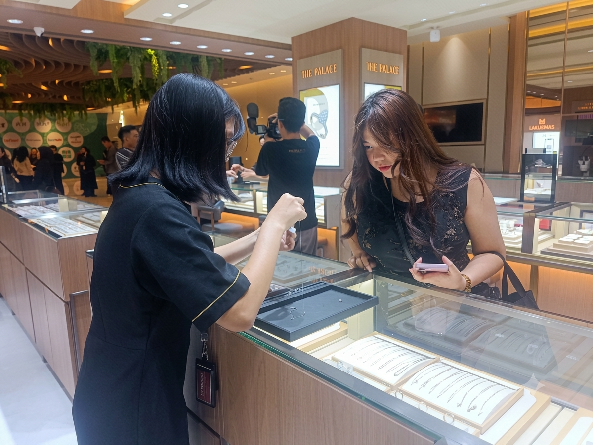 Berburu Perhiasan di Gerai Baru The Palace Jeweler Lippo Icon Cibubur