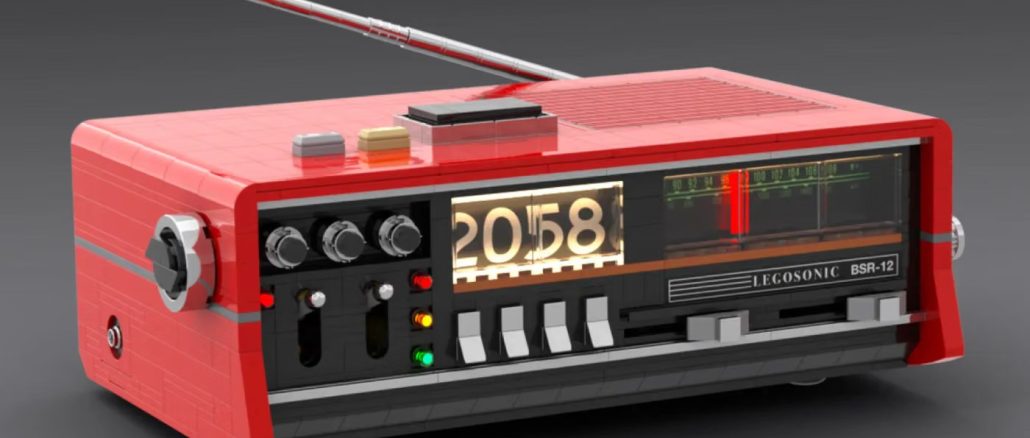 radio retro lego