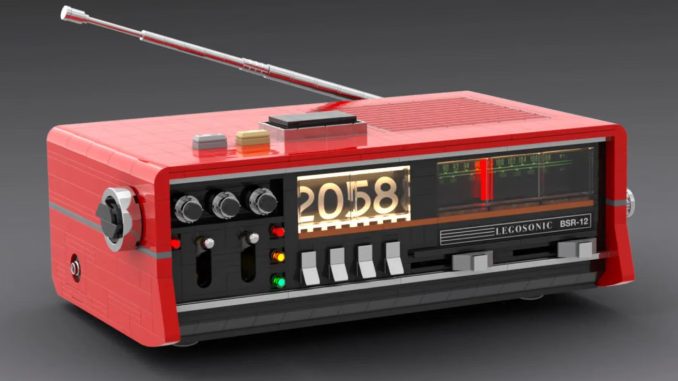 radio retro lego