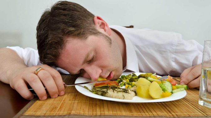 food coma