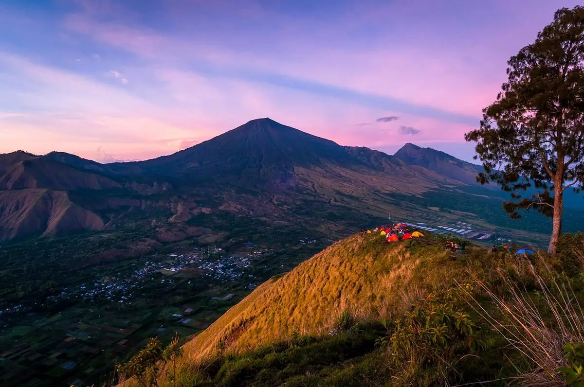 melihat sunrise di lombok